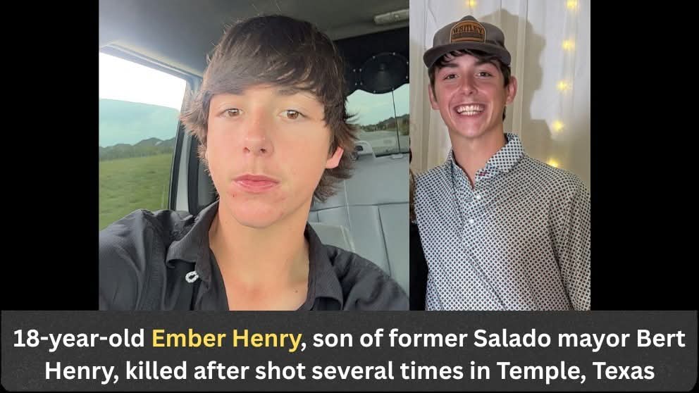 Ember Henry, 18, Son of Former Salado Mayor Bert Henry, Killed in Temple Homicide After Being Shot Multiple Times on Paseo Del Oro.