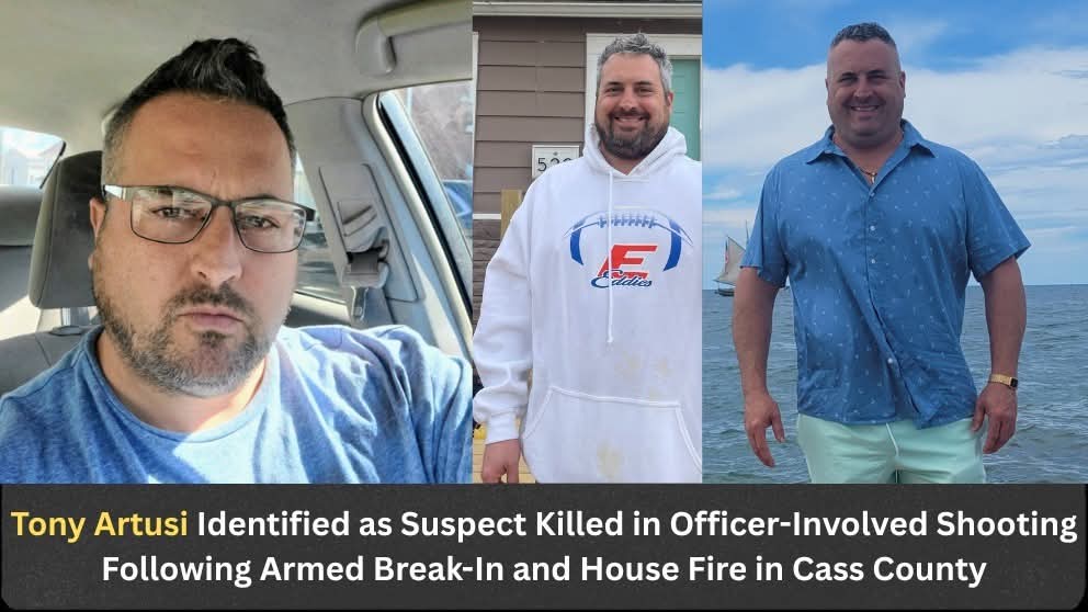 Tony Artusi Killed in Officer-Involved Shooting After Armed Break-In and House Fire in Cass County; Michigan State Police Investigate Jefferson Township Incident